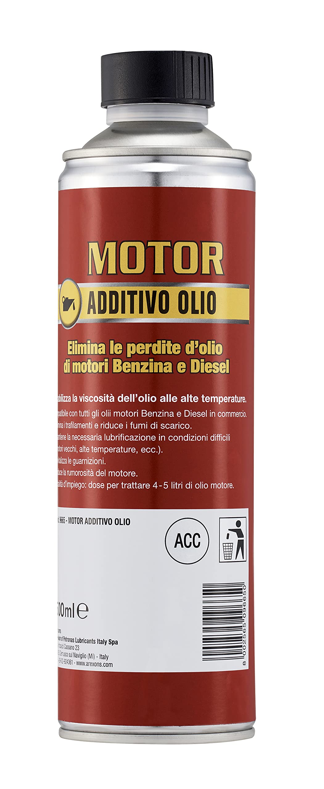 arexons-additivo-olio-motore-500-ml-pulitore-e-protettivo-diesel-e-benzina image 2