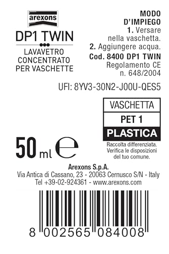 arexons-dp-1-twin-detergente-lavavetro-concentrato-2x50-ml image 7