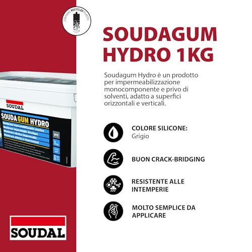 soudal-soudagum-hydro-kit-guaina-impermeabilizzante-1-kg-grigio image 8