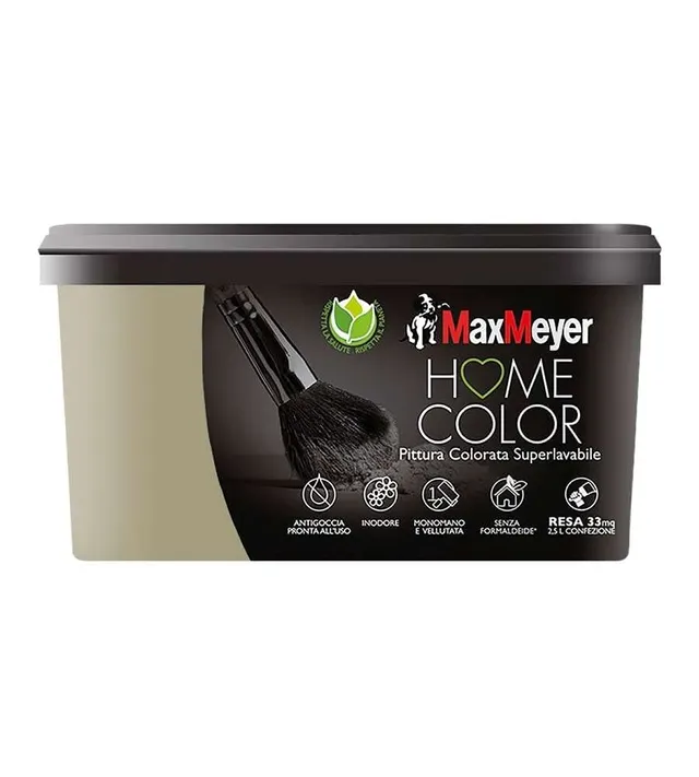 maxmeyer-home-pittura-superlavabile-color-fango-2-5l image 1