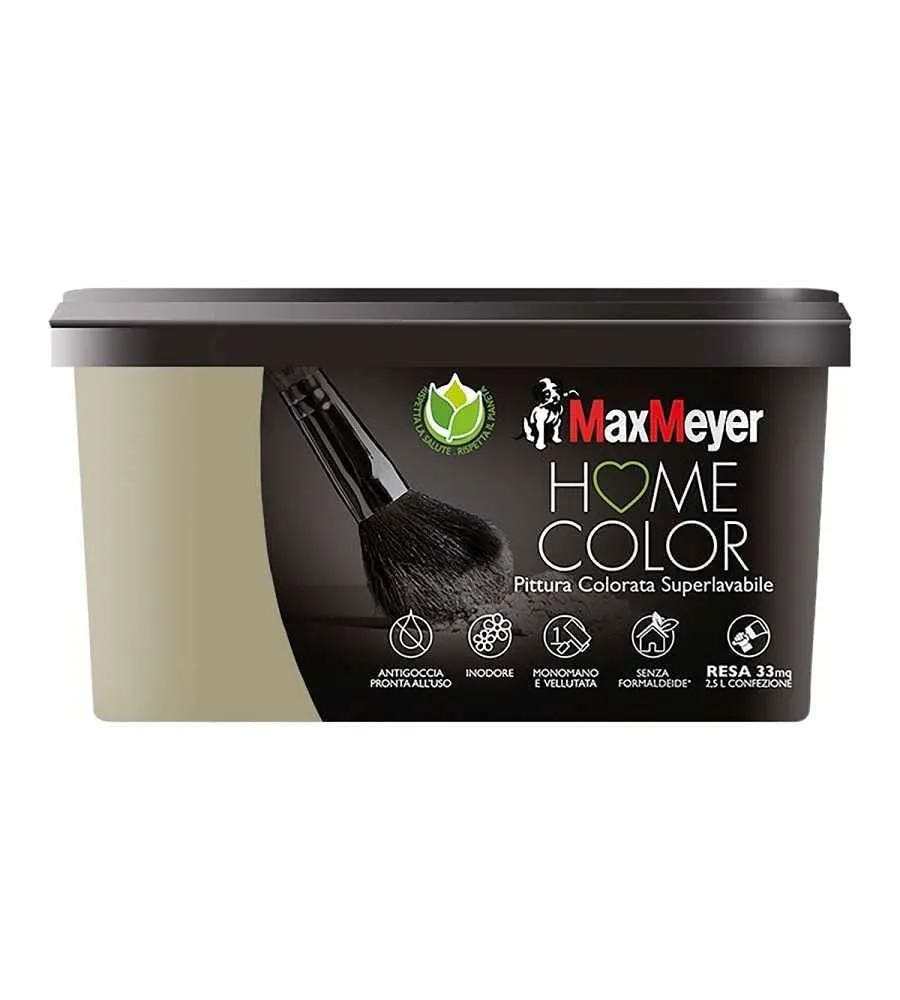 maxmeyer-home-pittura-superlavabile-color-fango-2-5l image 1