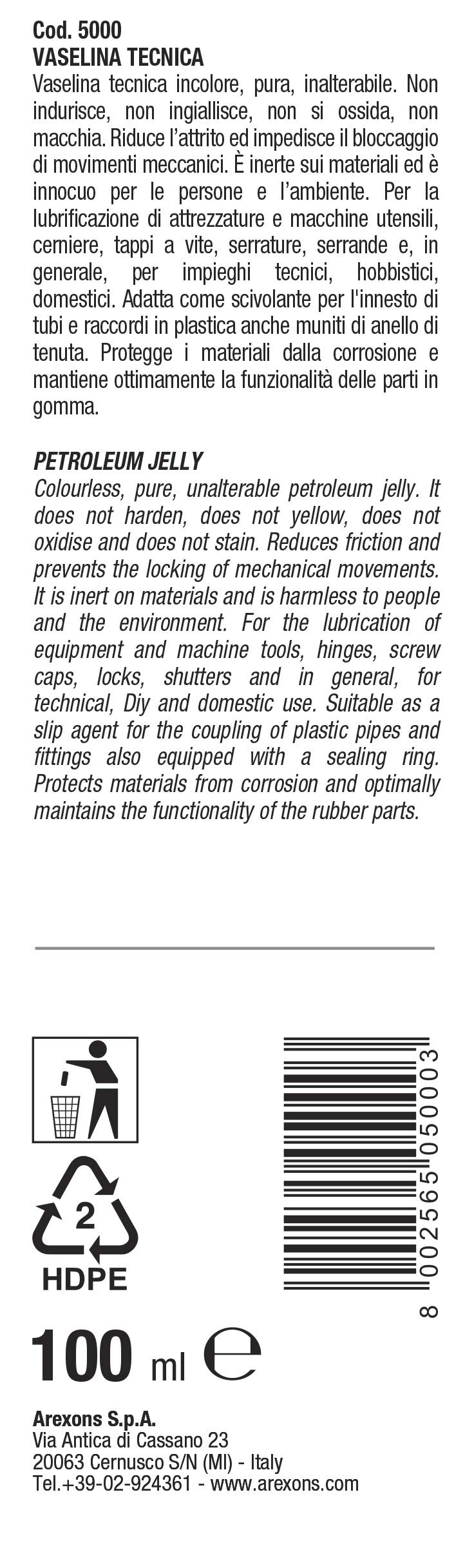 arexons-system-vaselina-tecnica-lubrificante-100-ml image 3
