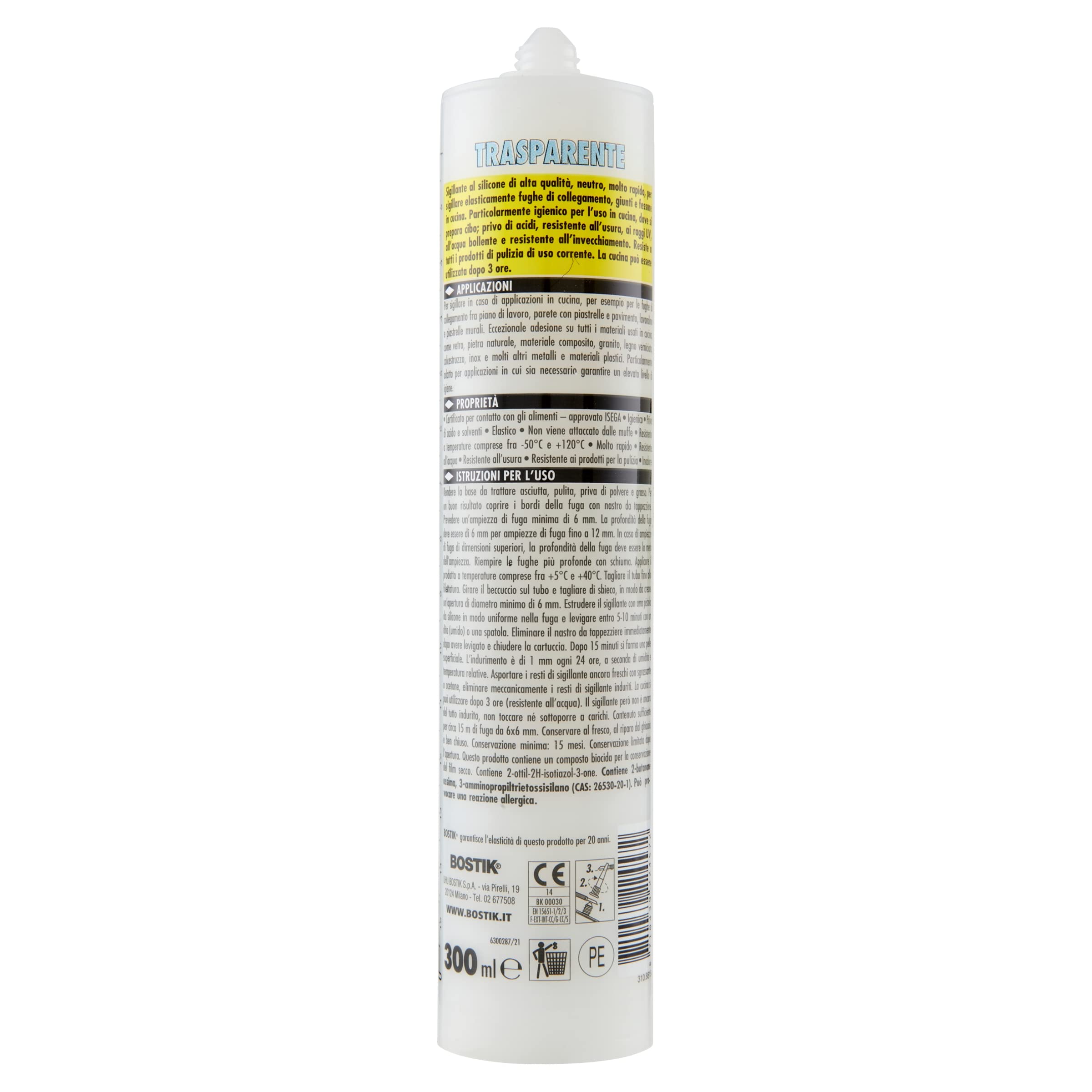 bostik-super-sigillante-cucina-isega-trasparente-300-ml image 2