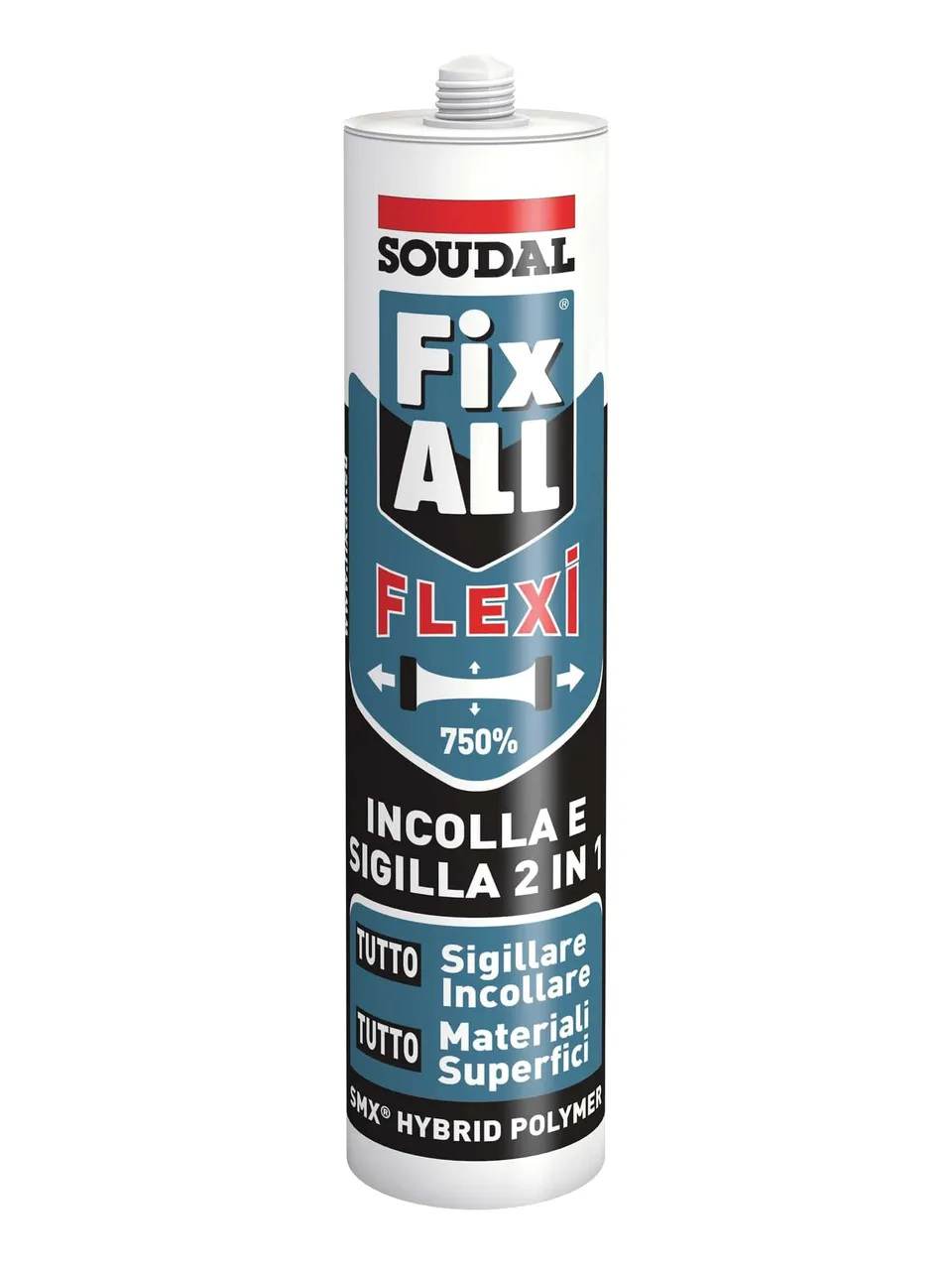 soudal-fix-all-flexi-adesivo-sigillante-ibrido-verniciabile-per-interni-ed-ester image 1