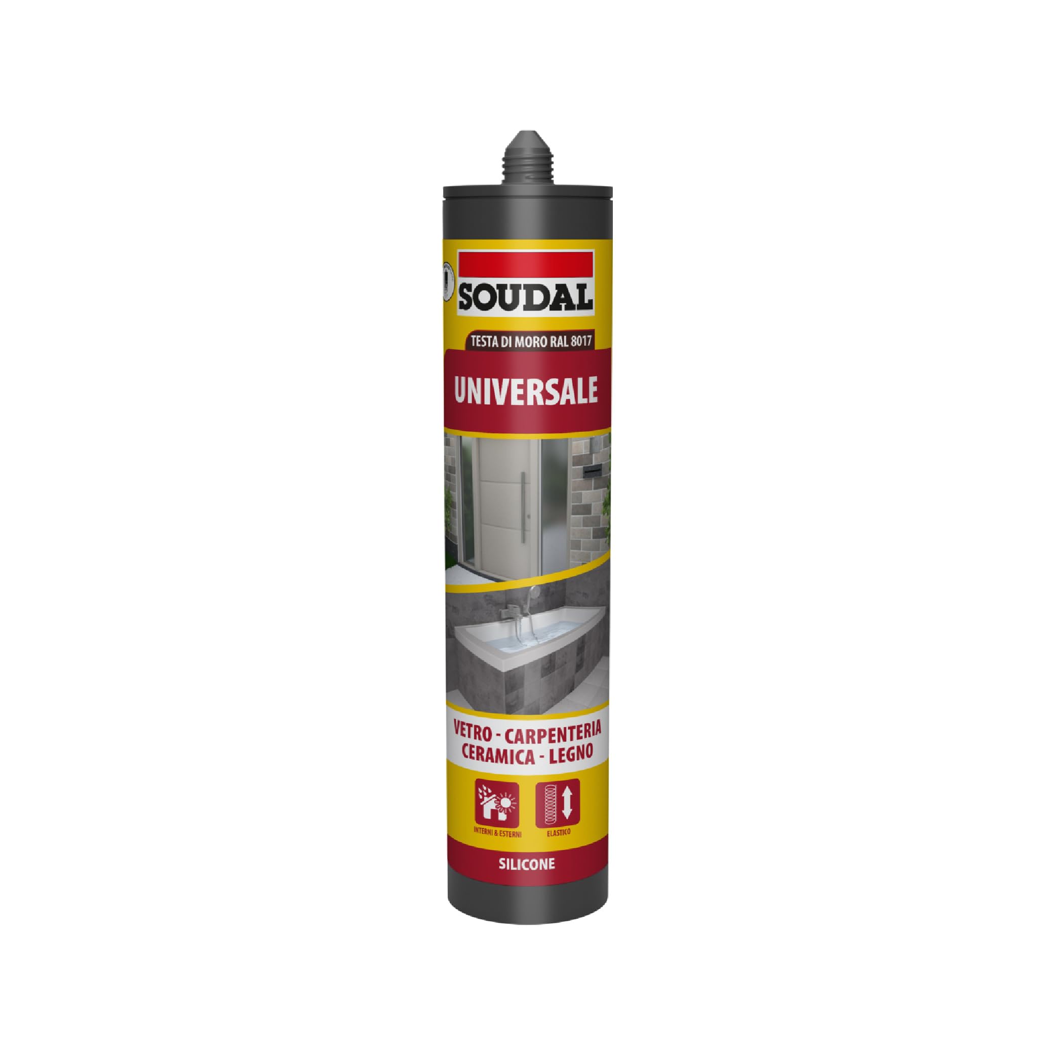 soudal-silicone-universale-marrone-testa-moro-280-ml image 1