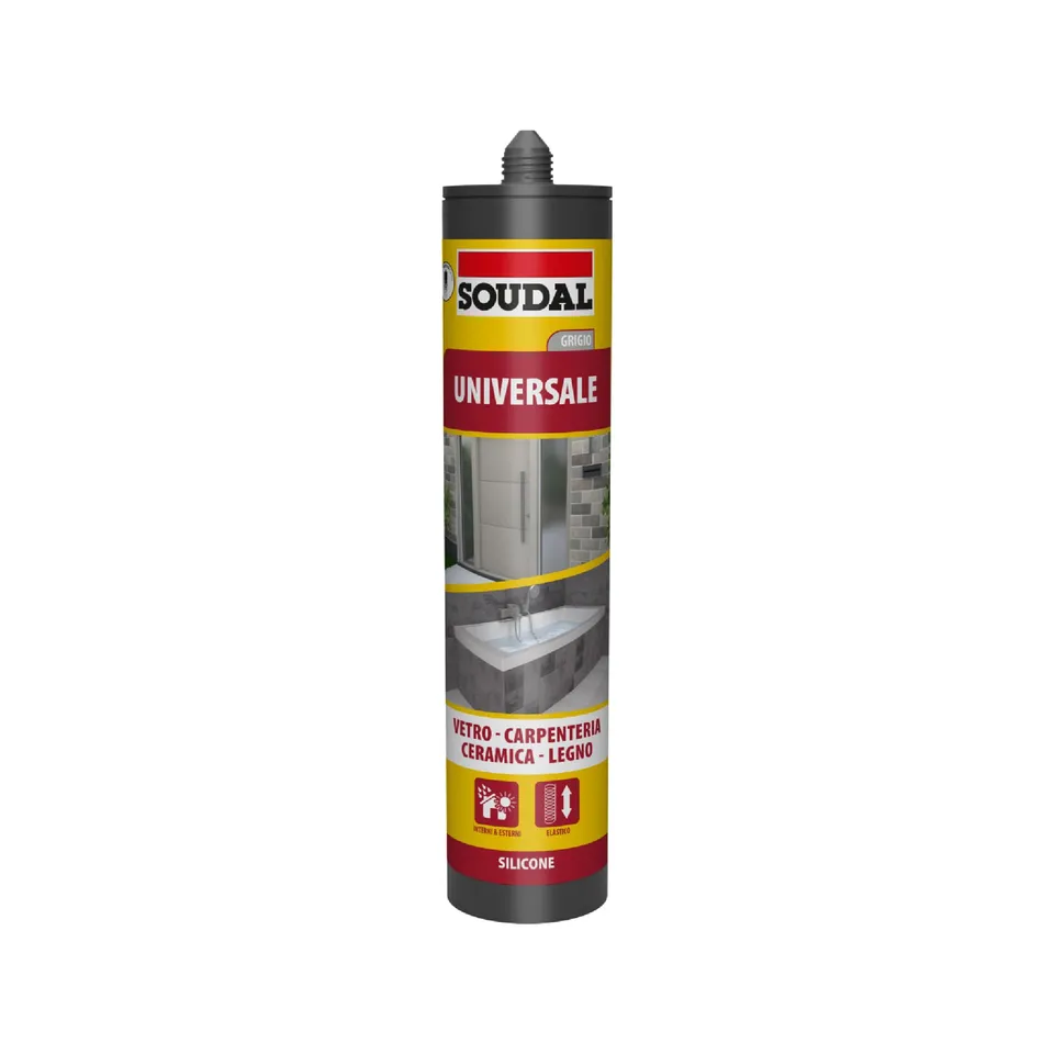 soudal-silicone-universale-280ml-grigio-per-vetro-e-ceramica image 1