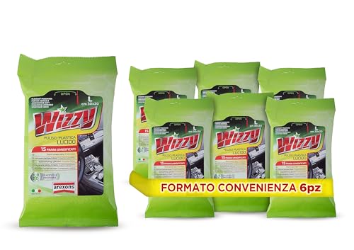 arexons-wizzy-pulisci-plastica-lucido-salviette-6-pezzi image 3
