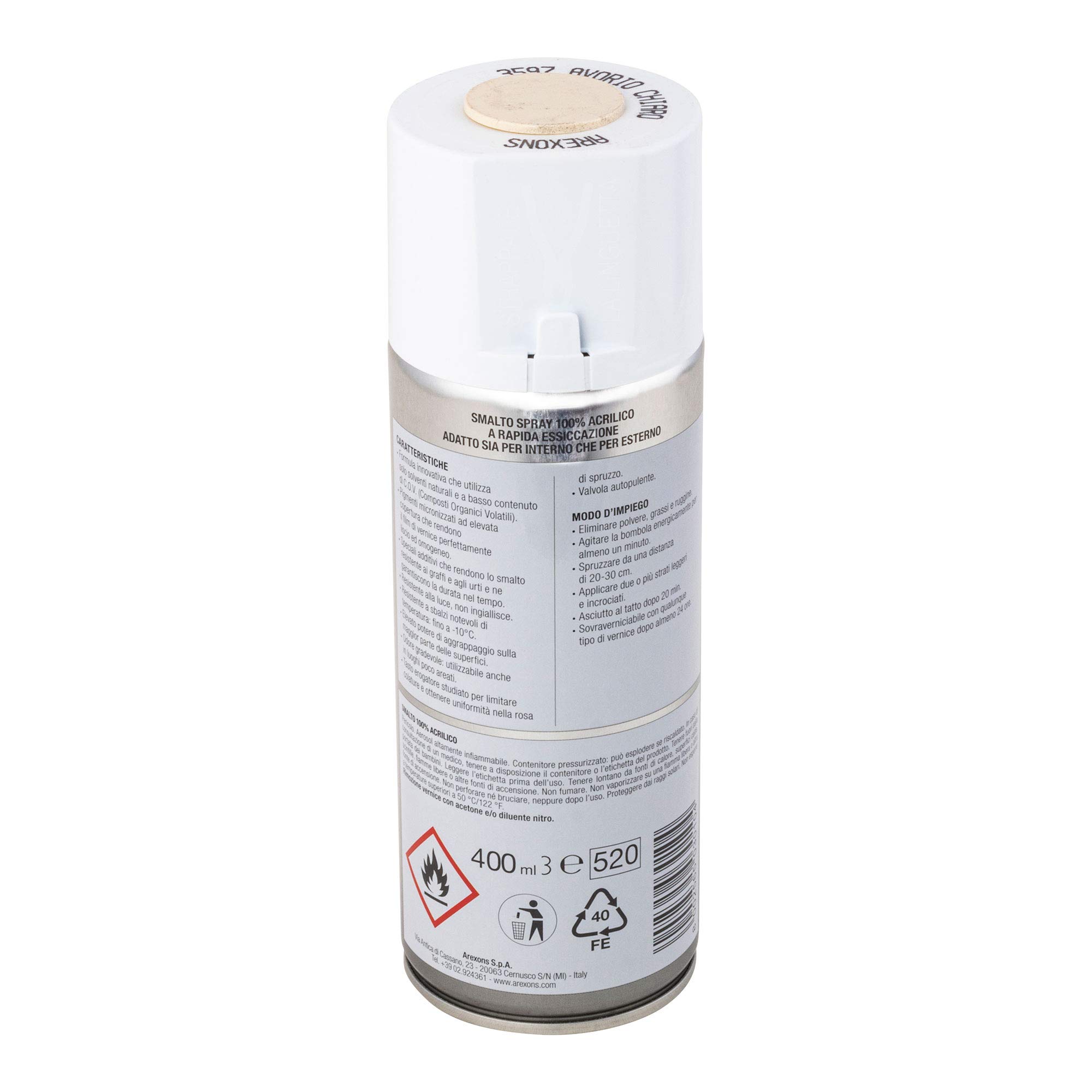 arexons-vernifer-smalto-100-acrilico-spray-lucide-satinate-speciali image 2