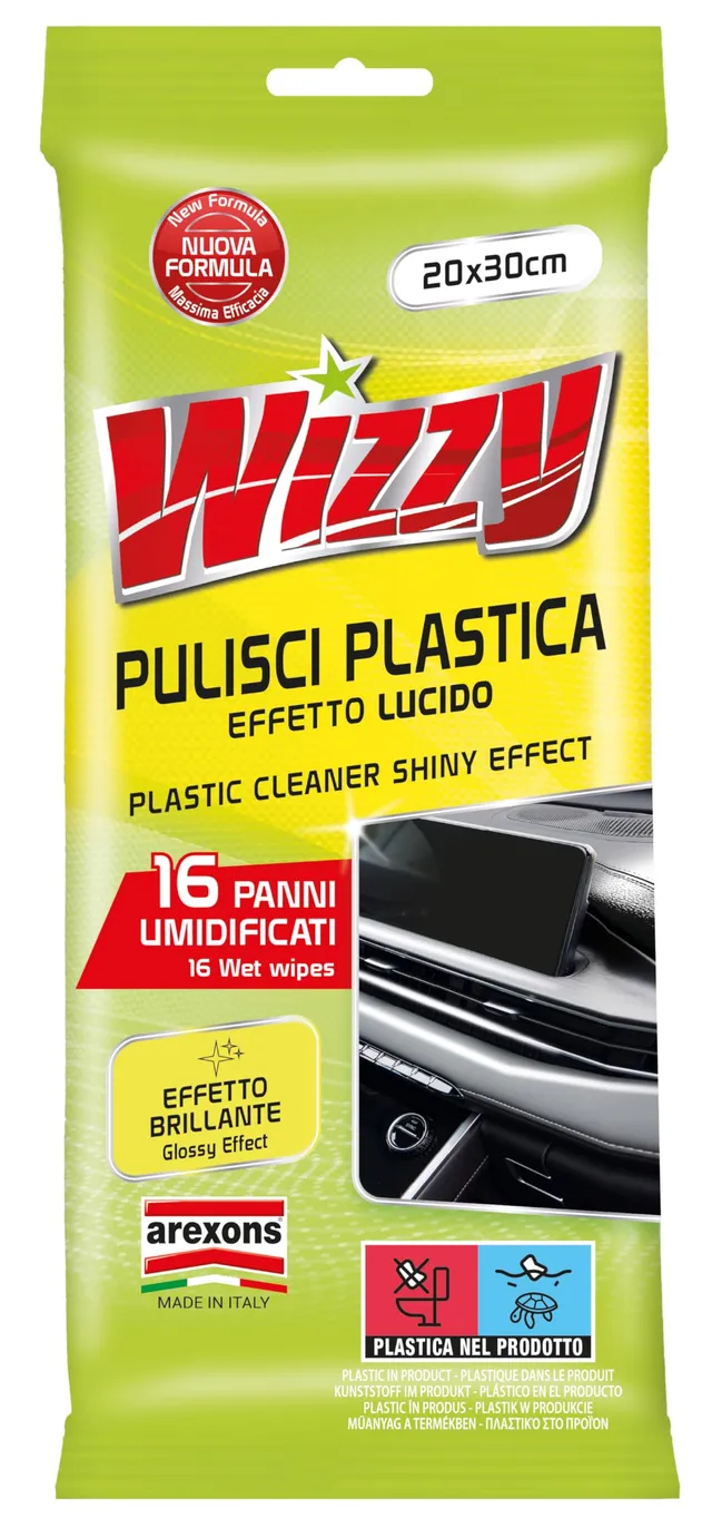 arexons-wizzy-plastica-lucido-pulitore-rinnovatore-16-panni image 1