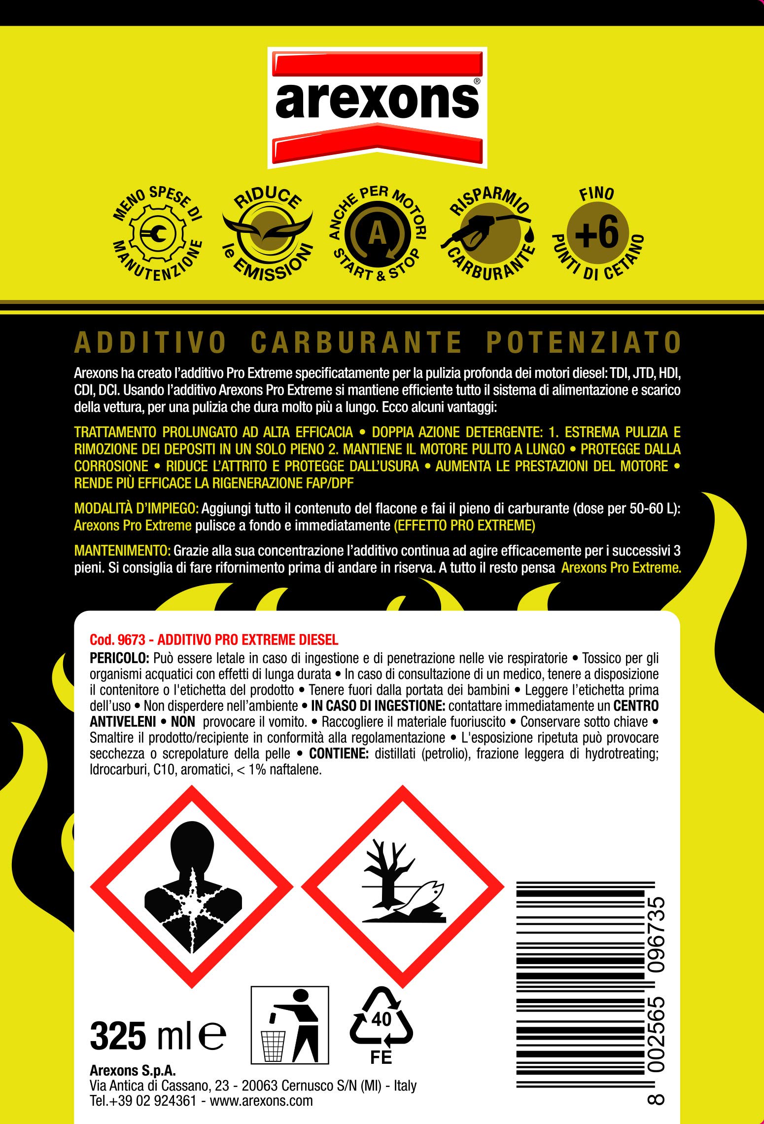 arexons-pro-extreme-diesel-325-ml-additivo-concentrato-3x-motori-diesel image 4