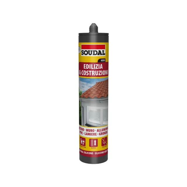soudal-silirub-silicone-edilizia-300ml-nero image 1