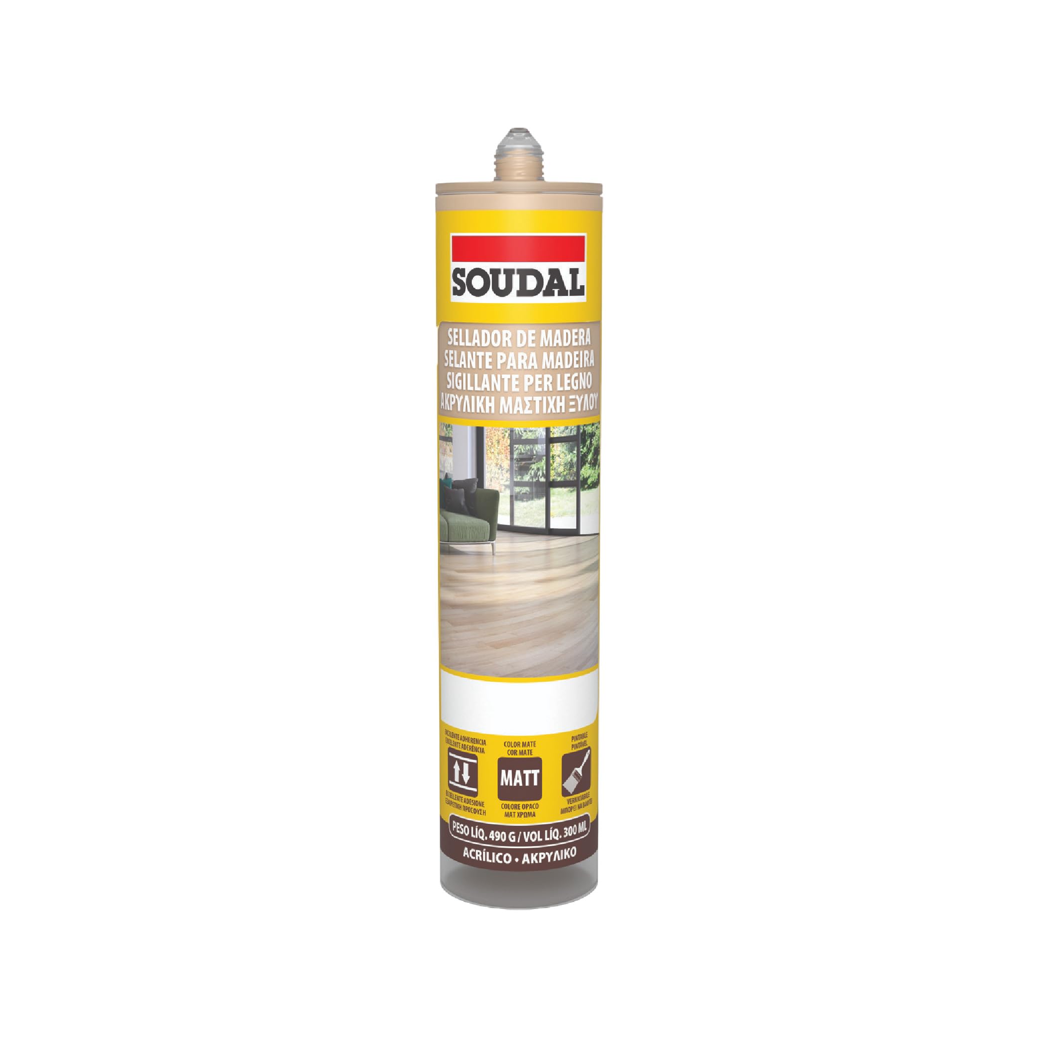 soudal-sigillante-per-legno-soudacryl-300ml-rovere image 1