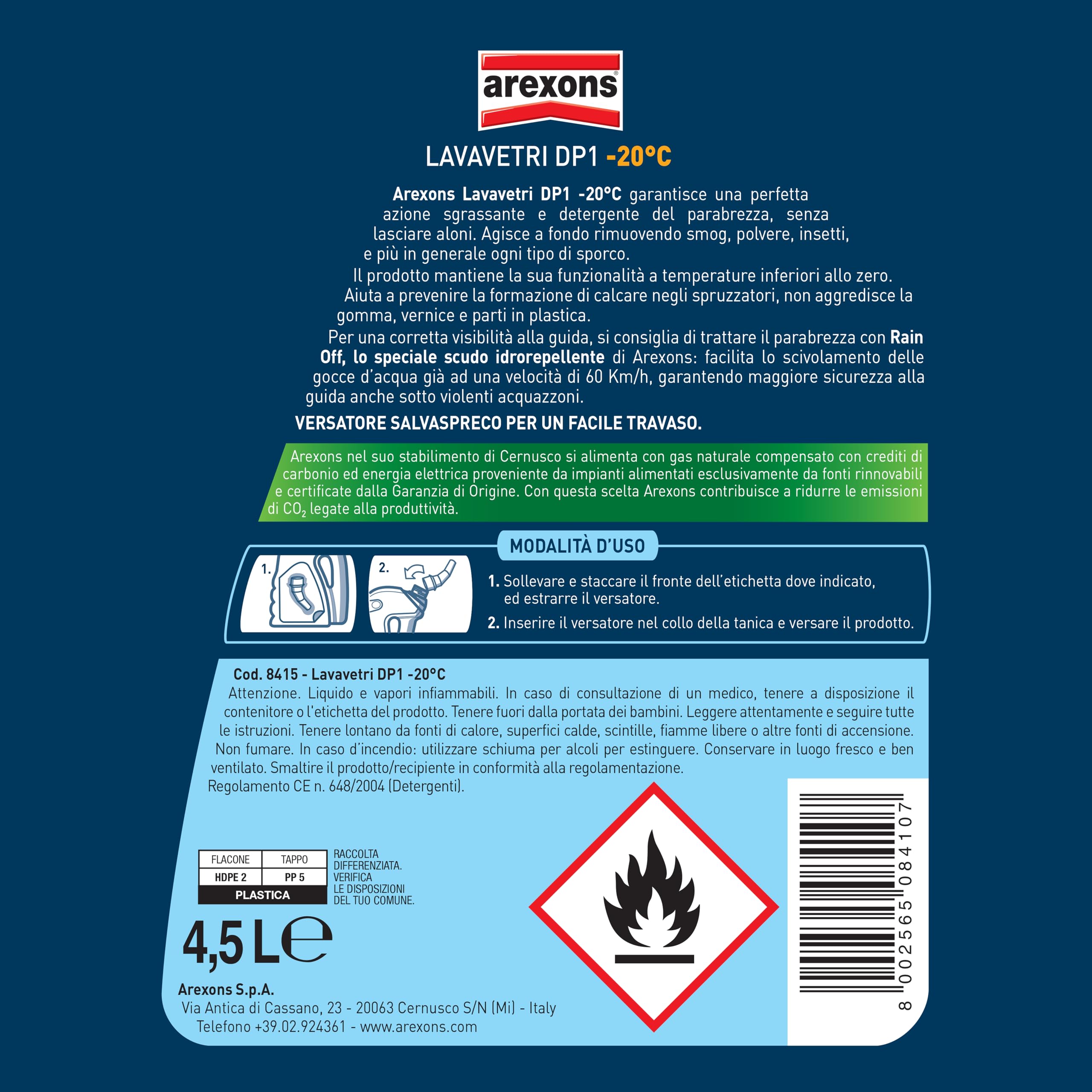 arexons-lavavetri-inverno-dp1-20-pronto-all-uso-4-x-4-5l image 2