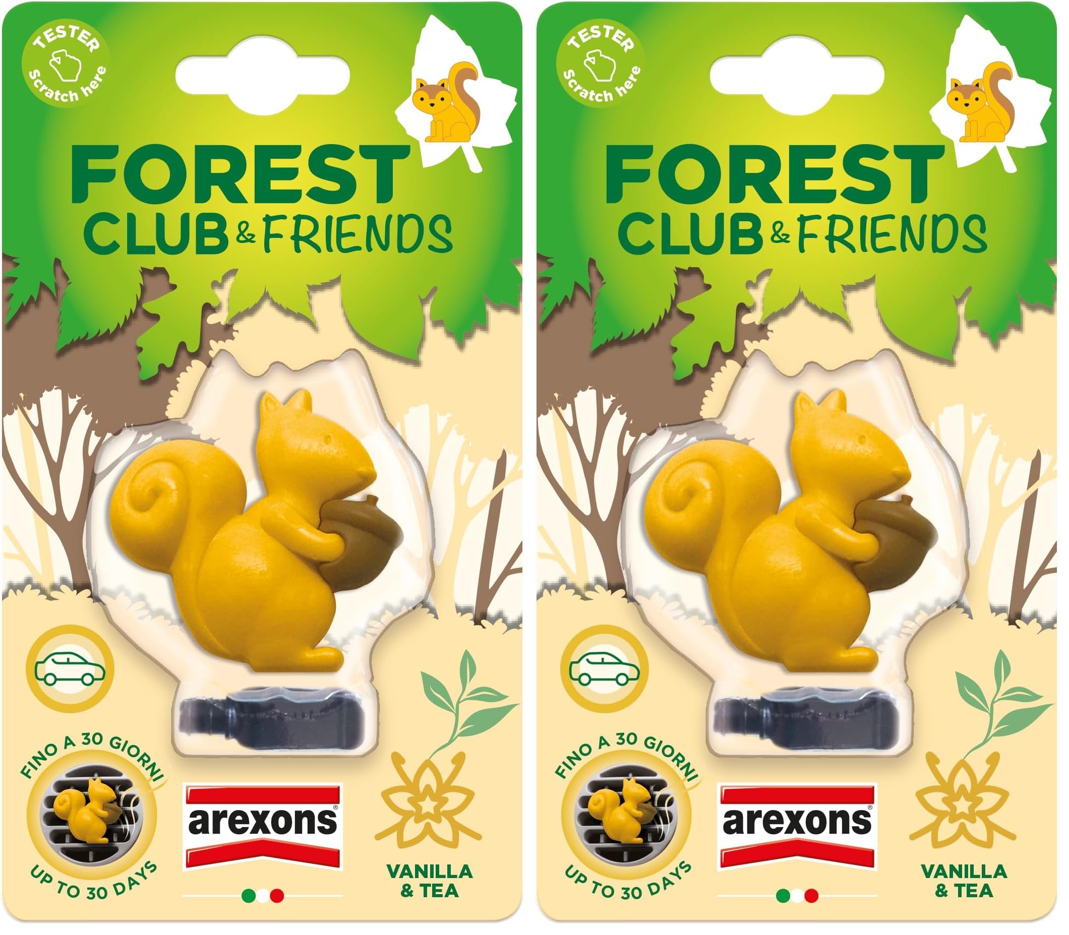 arexons-forest-club-friends-scoiattolo-profumatore-auto-da-bocchetta image 5