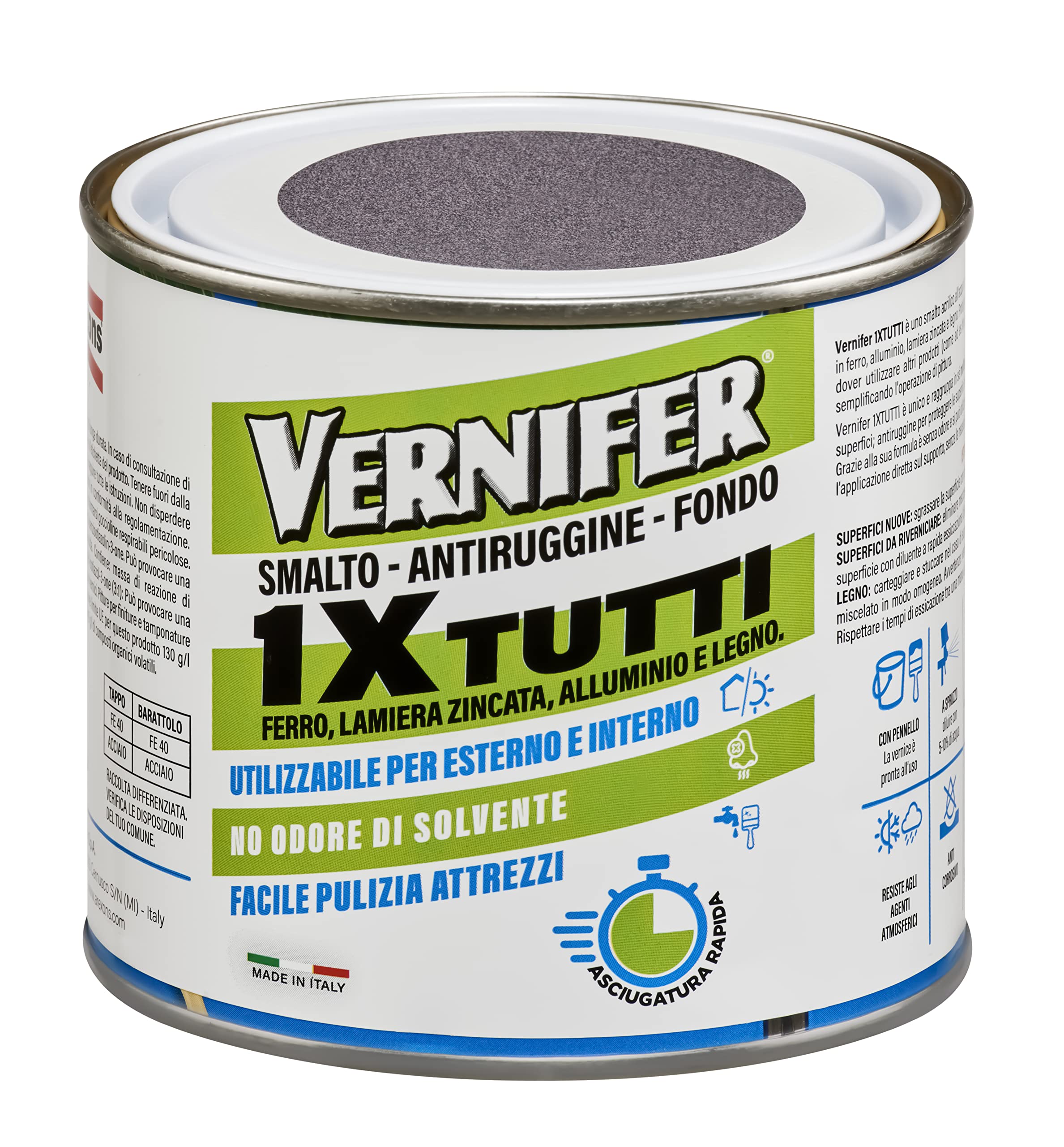 vernifer-1xtutti-antracite-antichizzato-smalto-antiruggine-lucido-e-opaco image 1