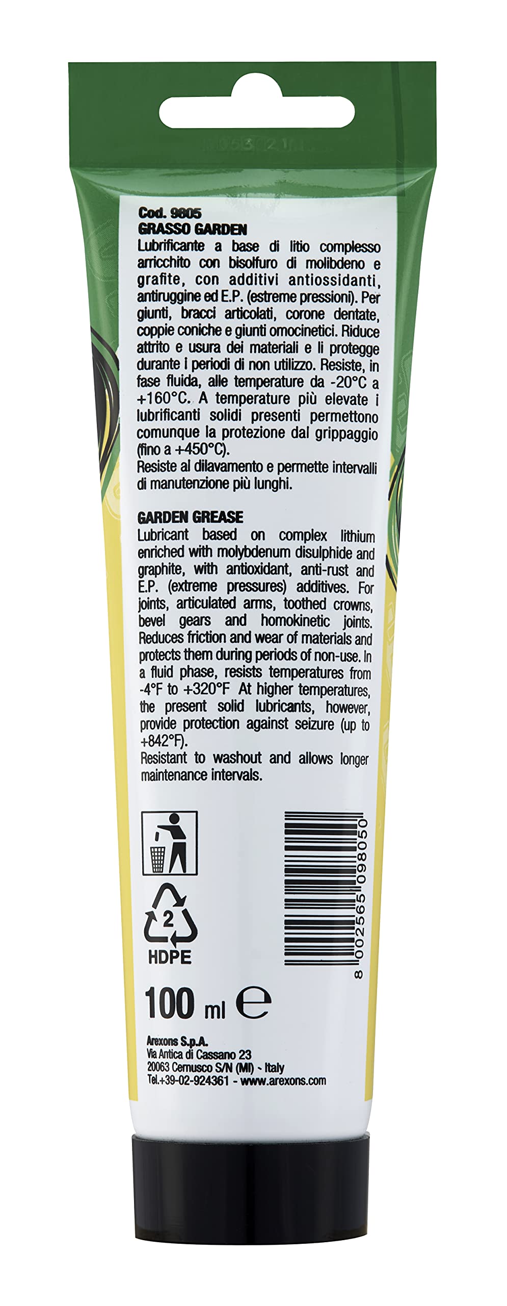 arexons-system-grasso-garden-100-ml-lubrificante-al-litio image 2