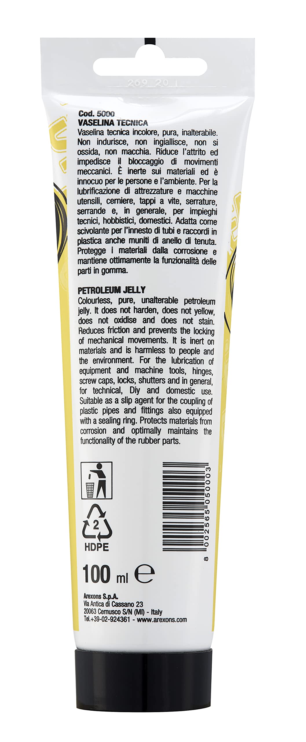 arexons-system-vaselina-tecnica-lubrificante-100-ml image 2