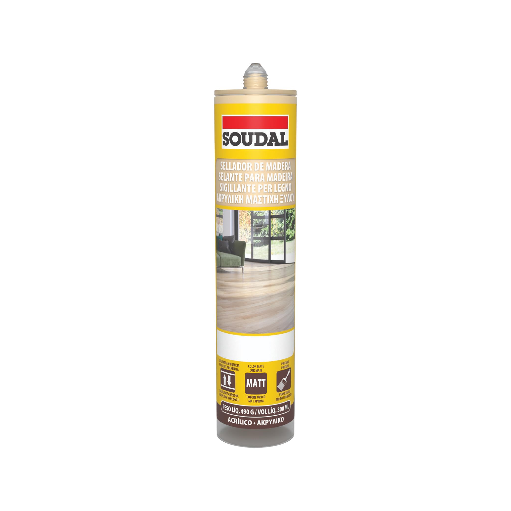 soudal-14125622-sigillante-per-legno-300-ml-faggio image 1