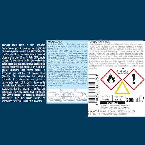 arexons-rain-off-trigger-200-ml-idrorepellente-vetri-auto-spray image 5