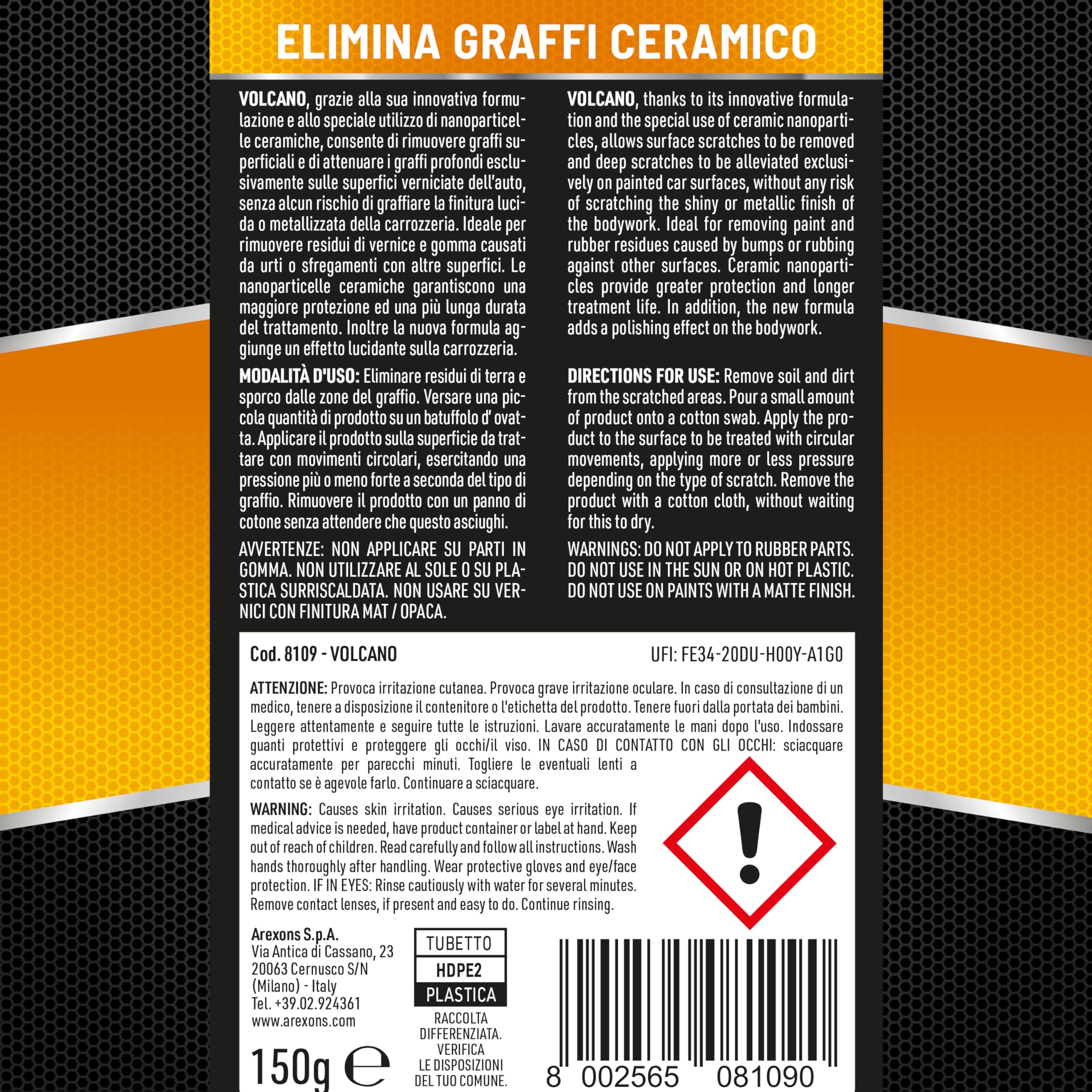 arexons-car-care-pro-volcano-rimuovi-graffi-150g image 2