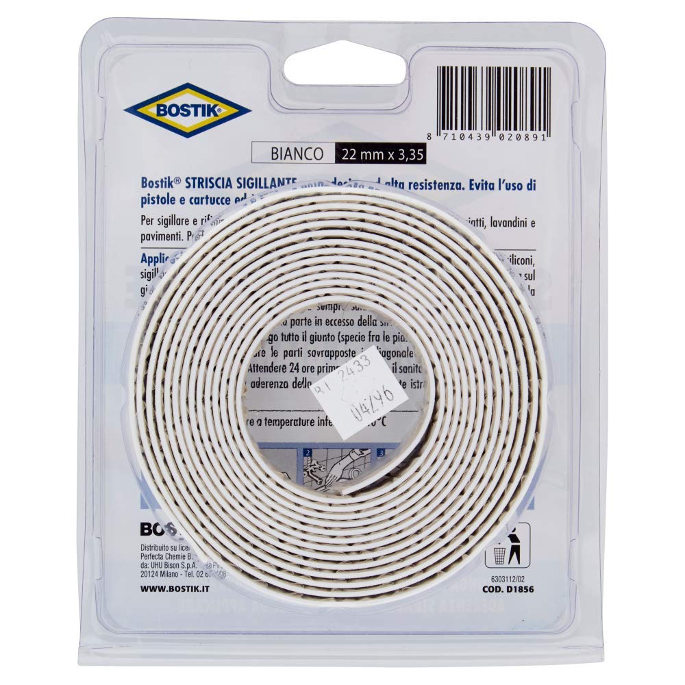 bostik-striscia-sigillante-autoadesiva-bianca-22mm-x-3-35m image 2