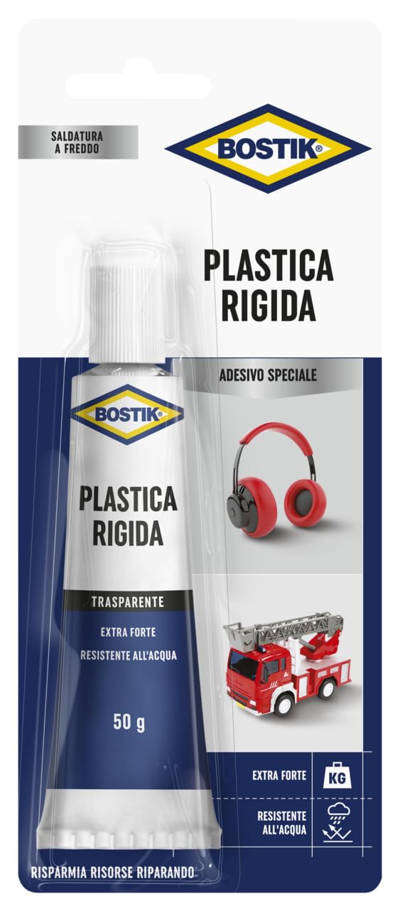 bostik-plastica-rigida-colla-forte-trasparente-50-g image 1