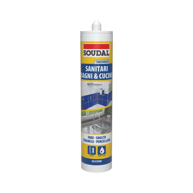 soudal-silicone-acetico-per-sanitari-trasparente-300ml image 1