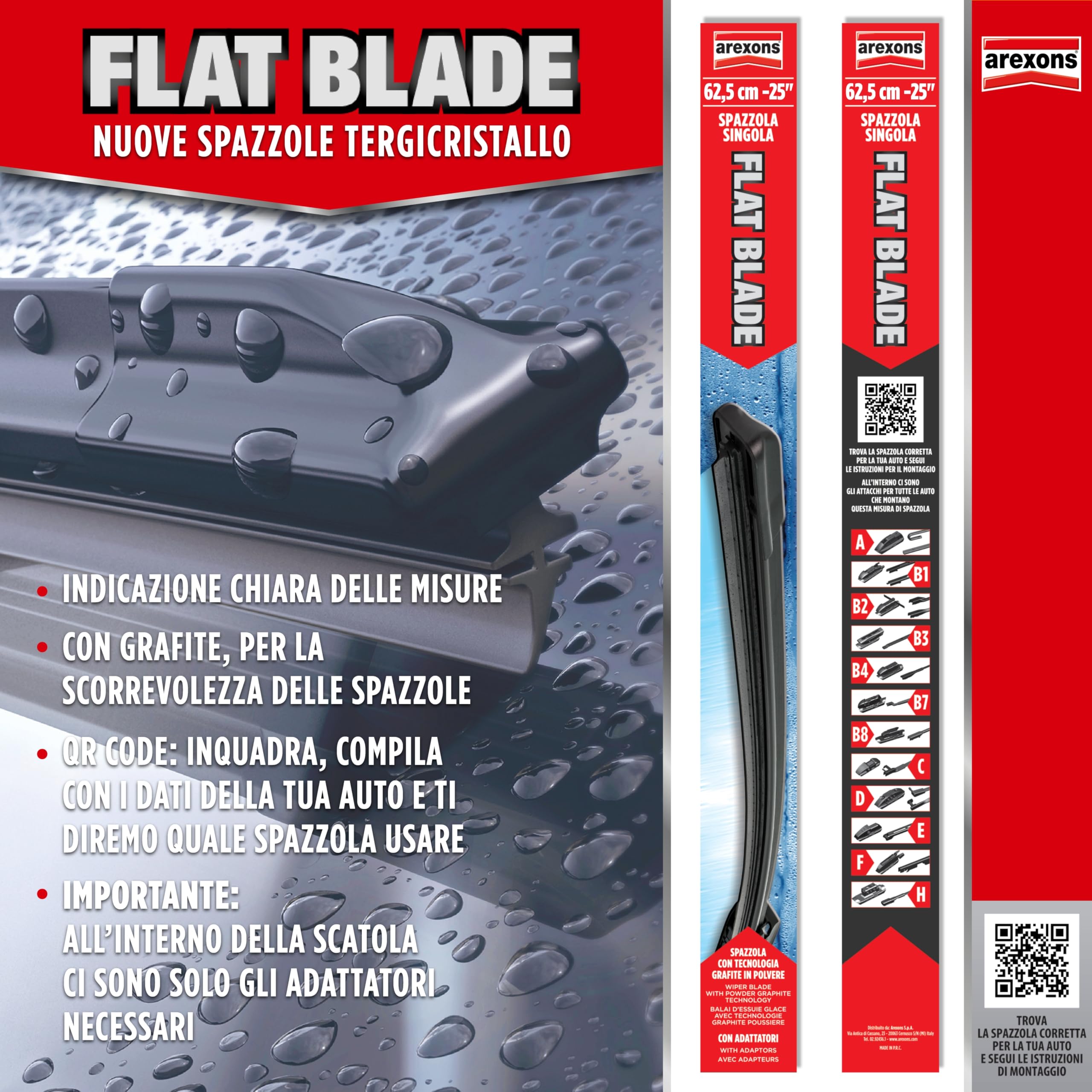 arexons-spazzola-tergicristallo-flat-blade-62-5-cm image 3