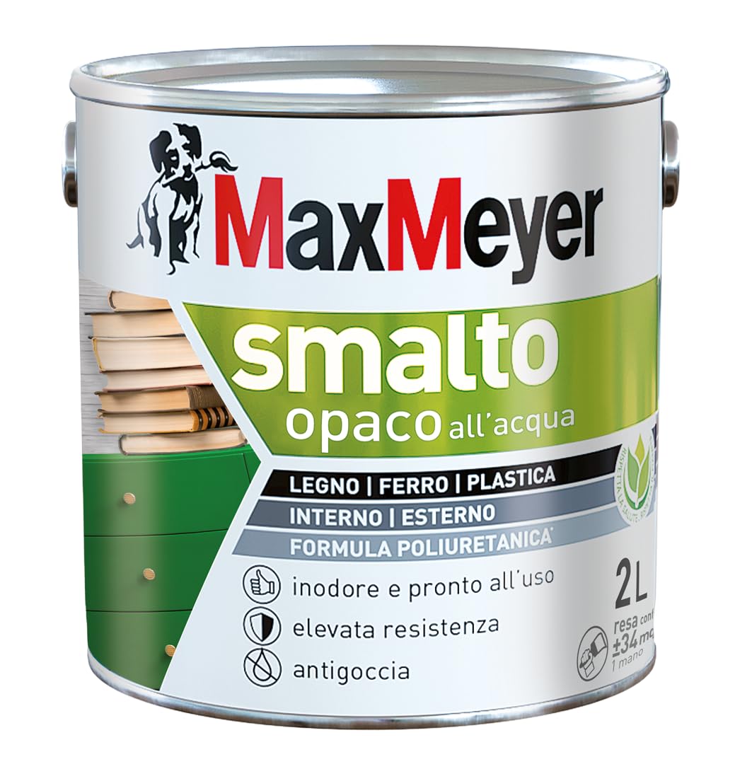 maxmeyer-smalto-poliuretanico-opaco-bianco-all-acqua-2-l-legno-ferro-plastica image 2