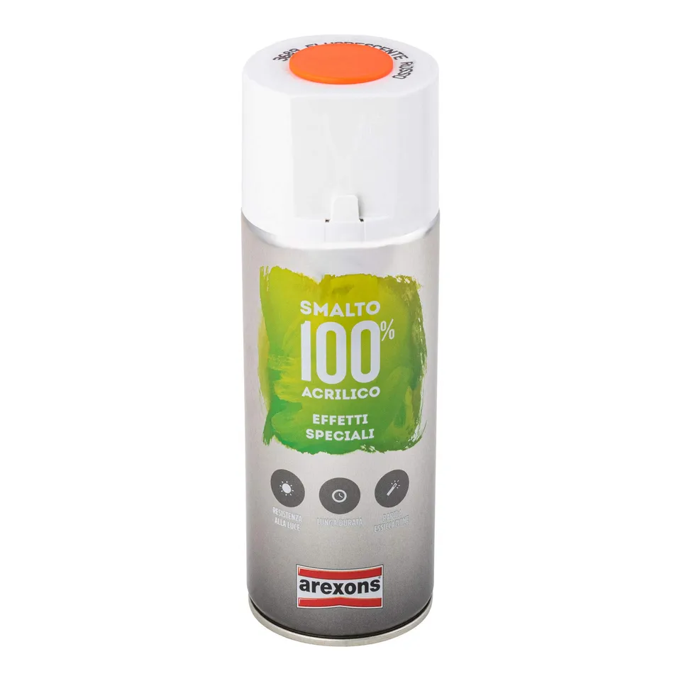 arexons-smalto-100-acrilico-fluorescente-rosso-400-ml-spray image 1