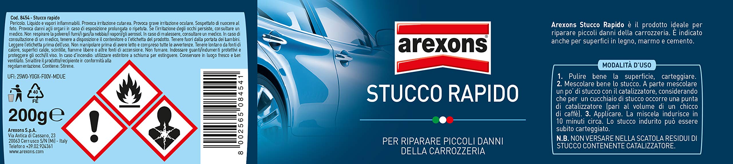 arexons-stucco-rapido-faidate-grigio-chiaro-200-g image 3