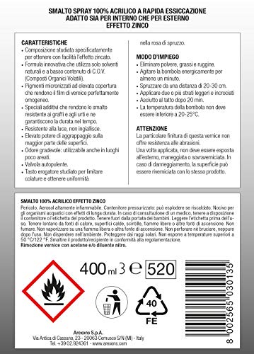 arexons-vernifer-smalto-100-acrilico-effetto-zinco-argento-400-ml image 8