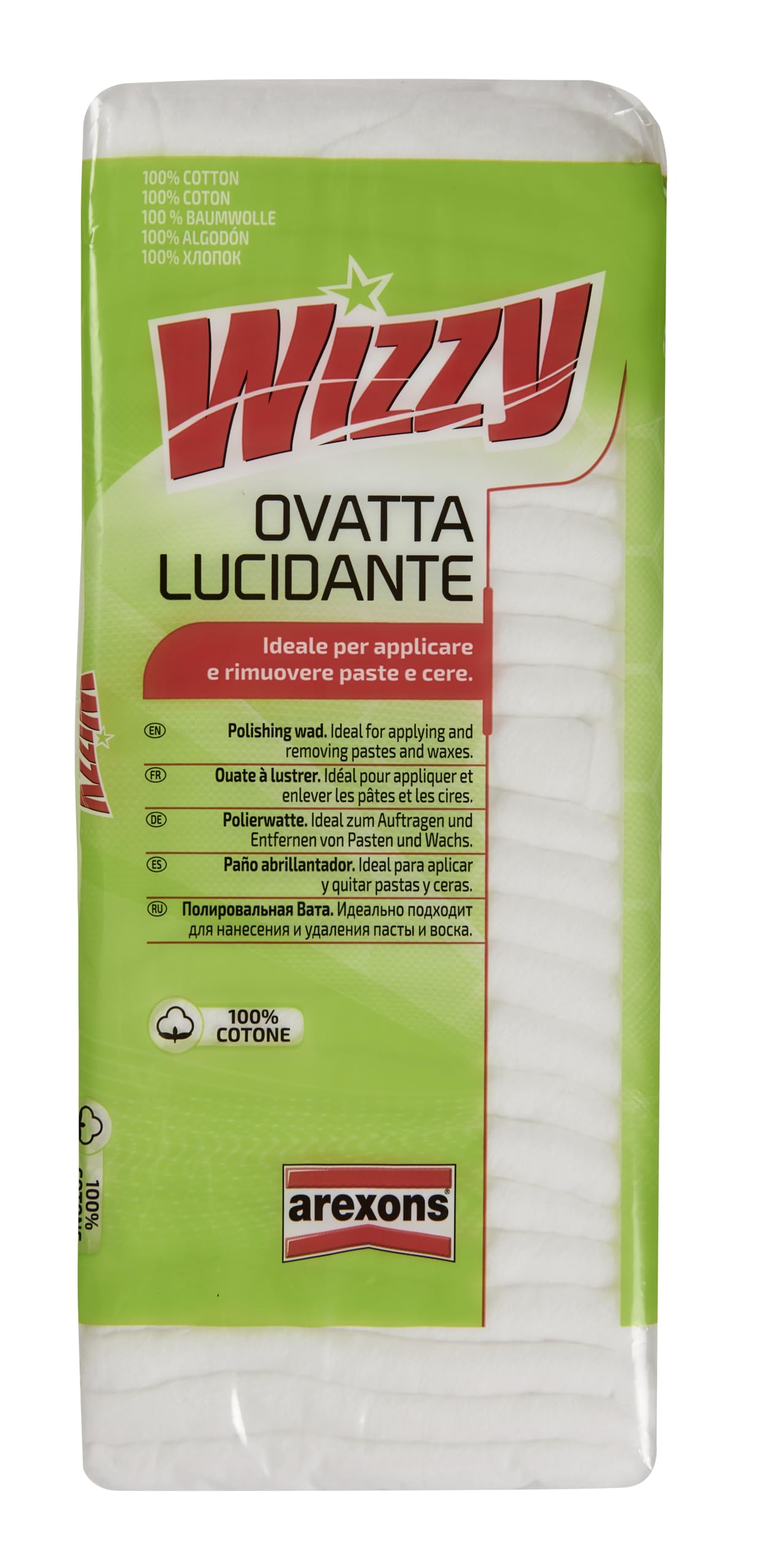 arexons-wizzy-ovatta-lucidante-cotone-idrofilo-auto-200-g image 1
