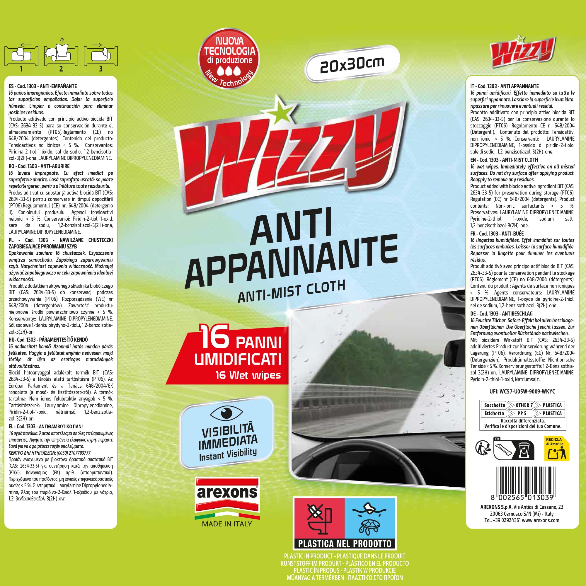arexons-wizzy-panno-antiappannante-vetri-16-panni image 3