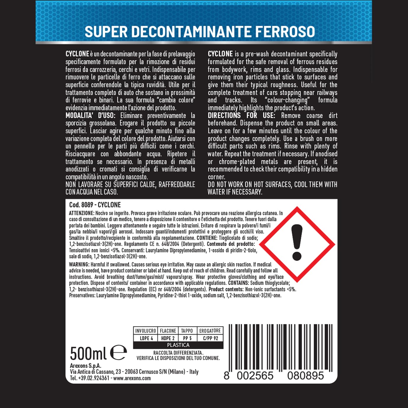 arexons-car-care-pro-cyclone-super-decontaminante-ferroso-per-cerchioni-carrozze image 3