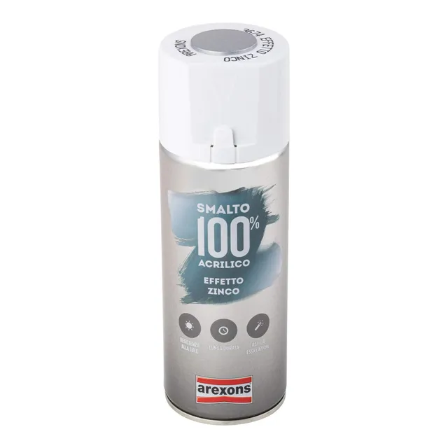 arexons-vernifer-smalto-100-acrilico-effetto-zinco-argento-400-ml image 1
