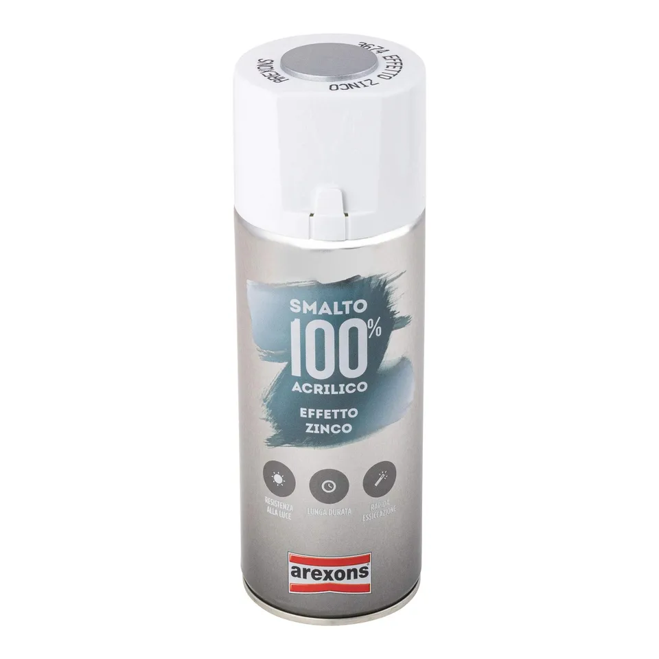 arexons-vernifer-smalto-100-acrilico-effetto-zinco-argento-400-ml image 1