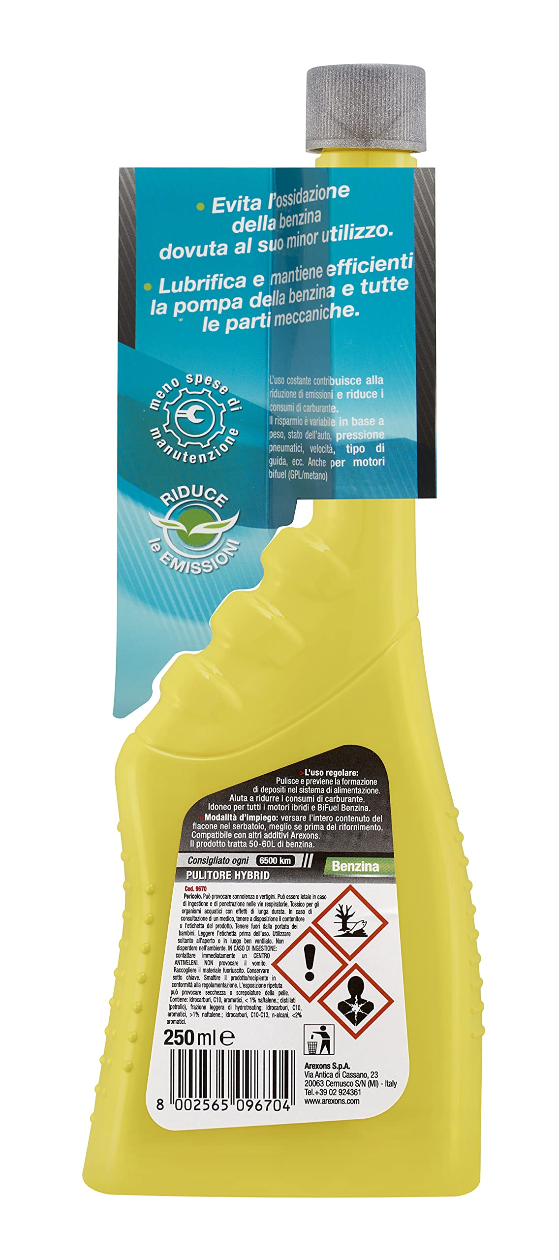 arexons-additivo-pulitore-hybrid-250-ml-per-auto-ibride-e-bi-fuel image 2