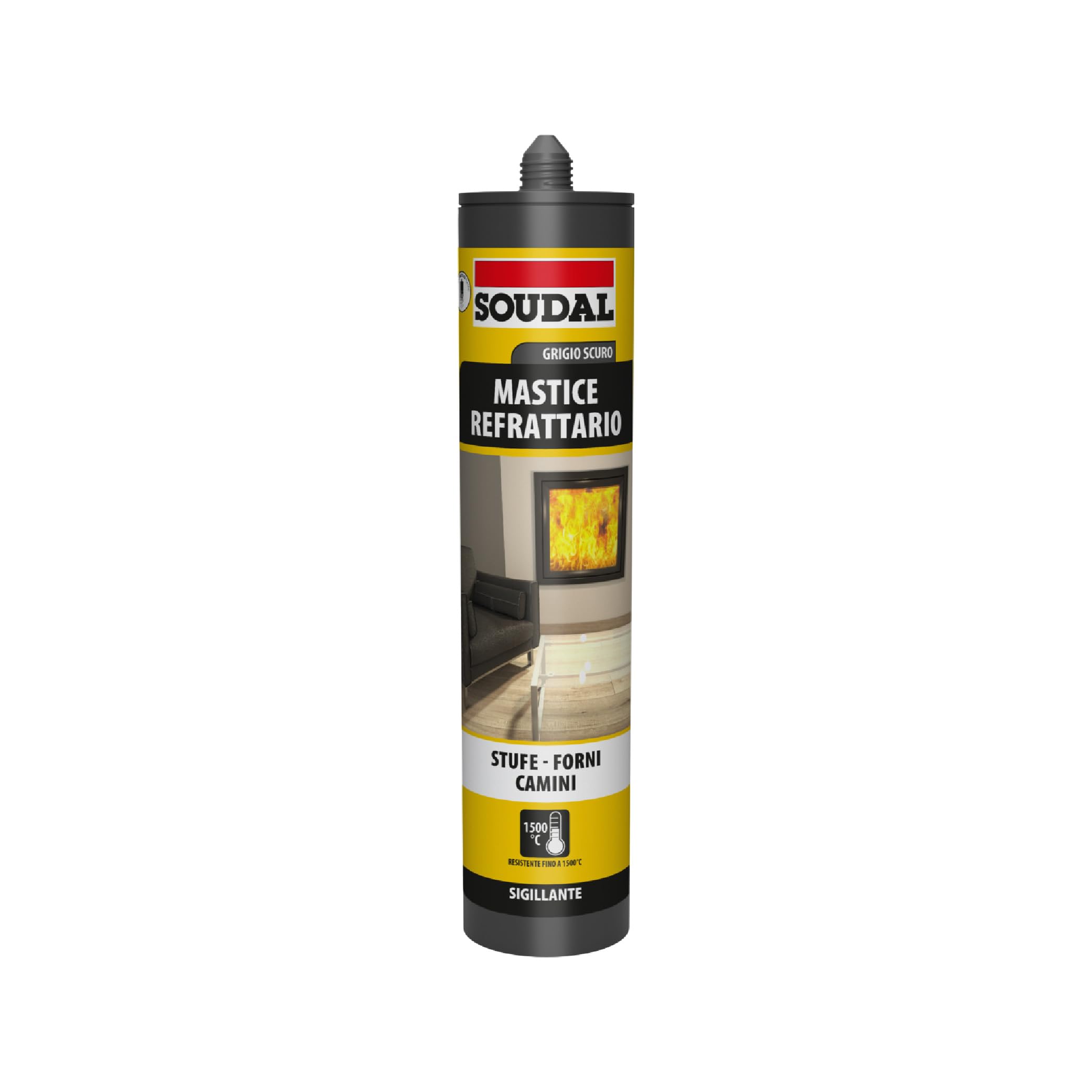 soudal-mastice-refrattario-1500-c-290-ml-grigio-scuro image 1