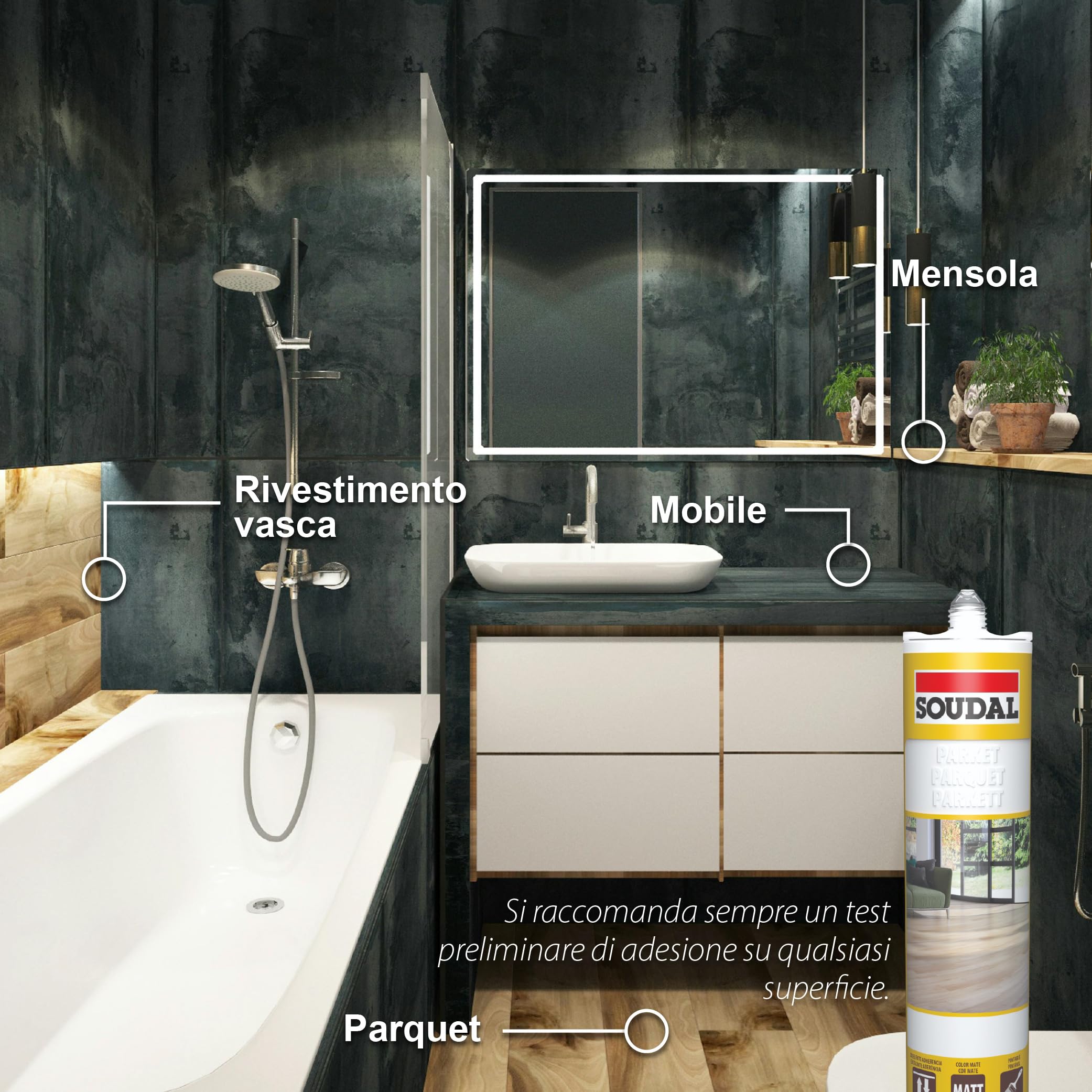 soudal-acrilico-legno-300ml-bianco-perla-sigillante-verniciabile-per-parquet-e-l image 5