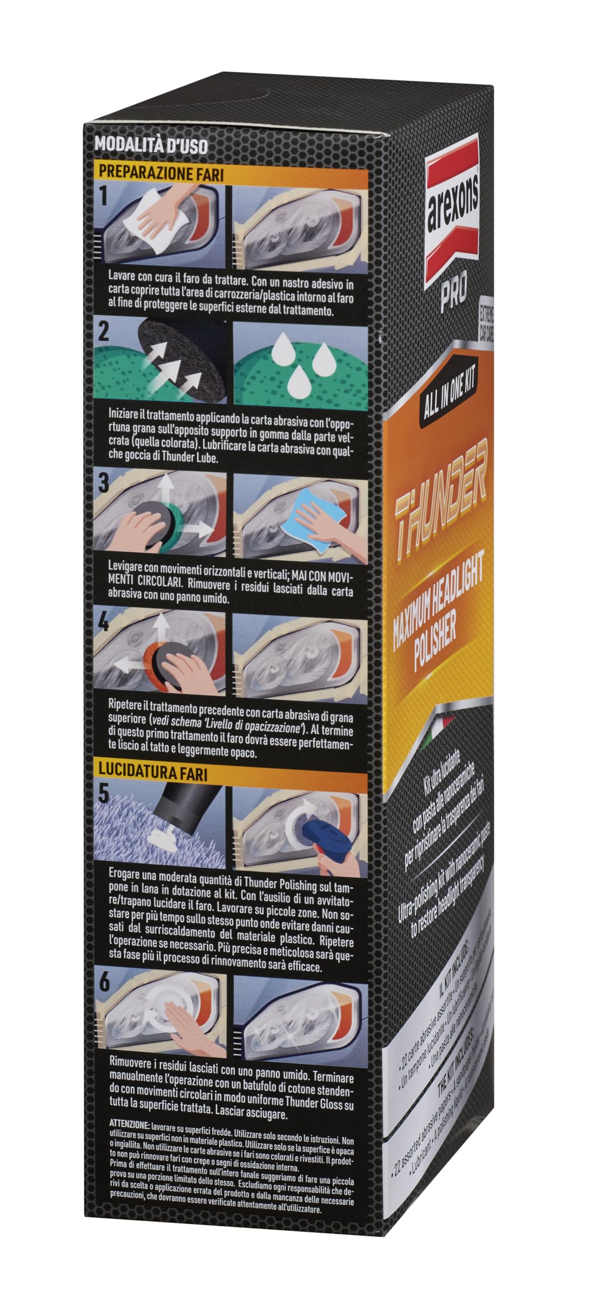 arexons-car-care-pro-thunder-kit-rinnova-fanali-lucidante image 5