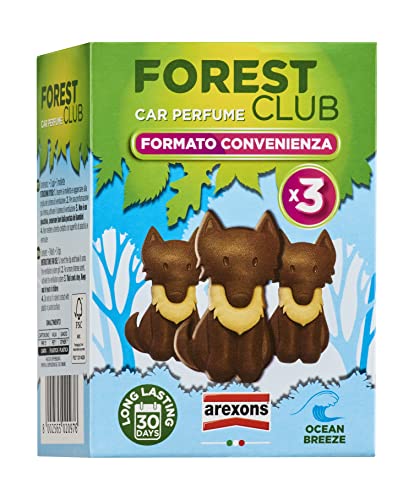 arexons-forest-club-friends-lupo-tripack-profumatore-auto-ocean-breeze image 6
