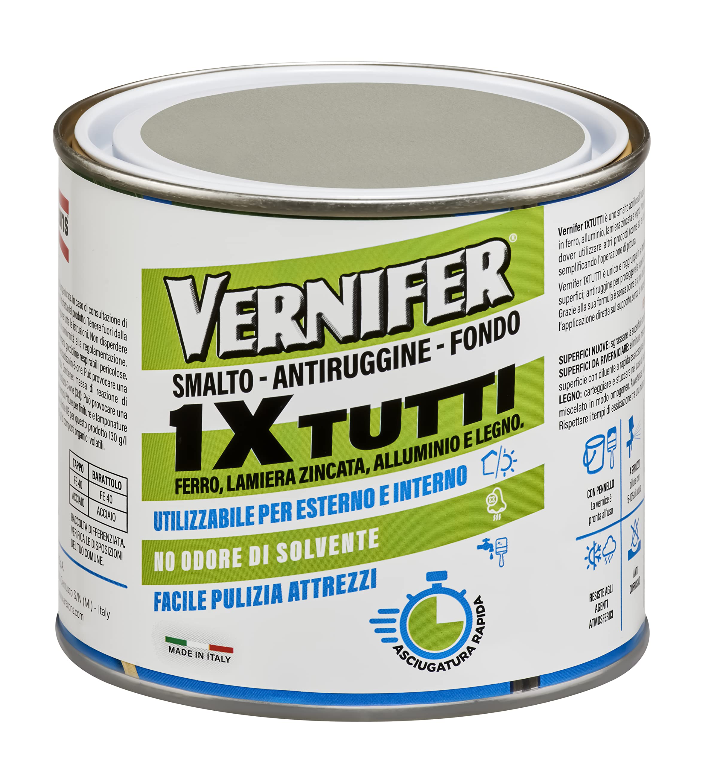 arexons-vernifer-1xtutti-smalto-acrilico-antiruggine-500-ml-grigio-perla-brillan image 1