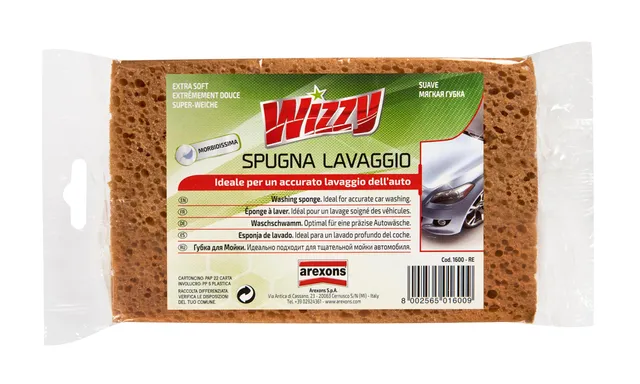 arexons-wizzy-spugna-lavaggio-auto-rettangolare-in-schiuma-di-poliuretano image 1