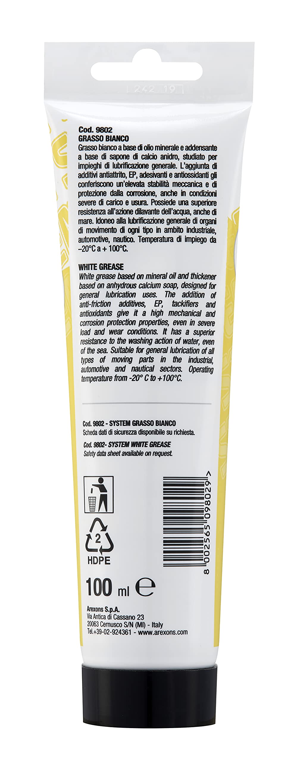 arexons-system-grasso-bianco-lubrificante-100-ml image 2