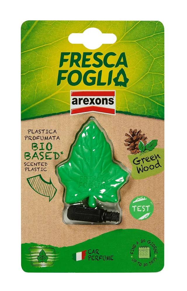arexons-fresca-foglia-profumatore-auto-bocchetta-green-wood image 1