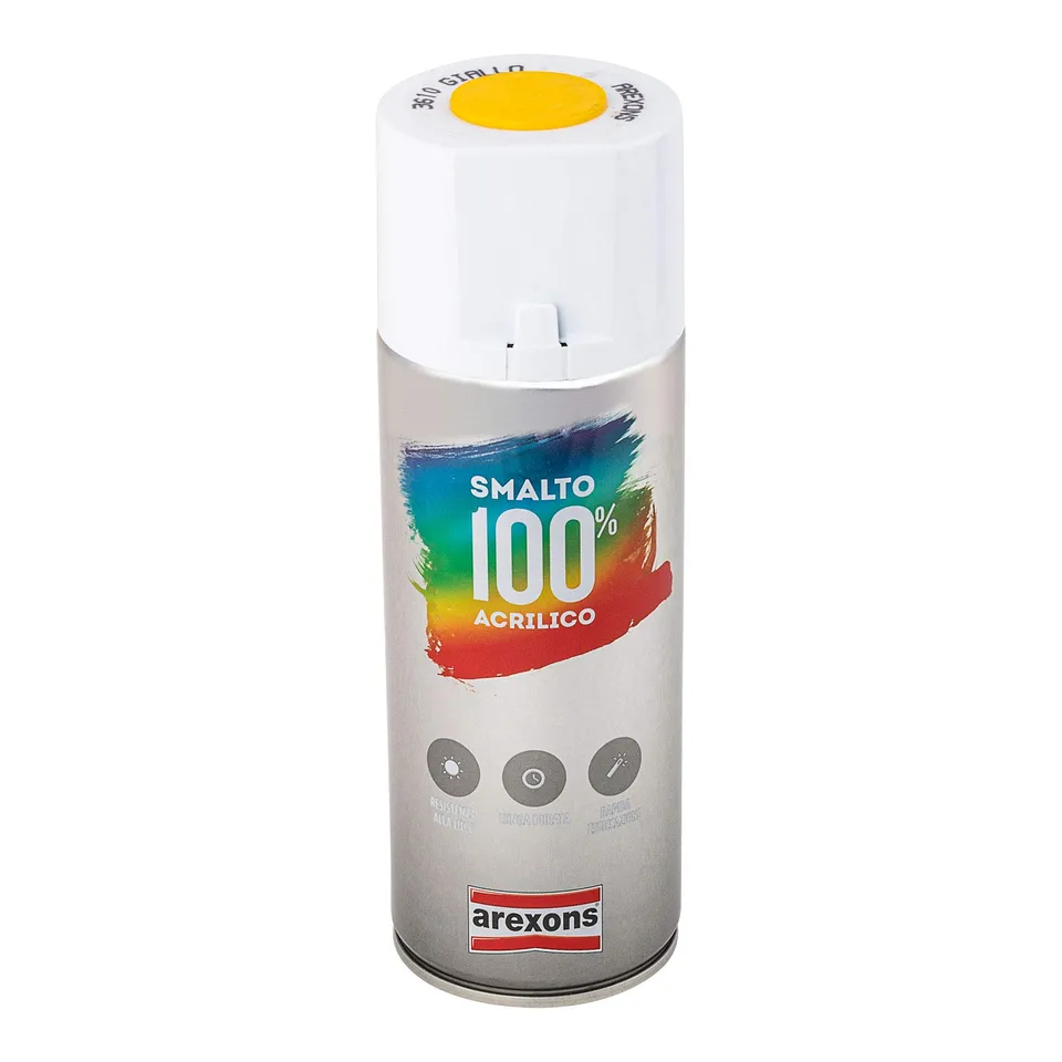 arexons-vernifer-smalto-100-acrilico-spray-giallo-400-ml image 1