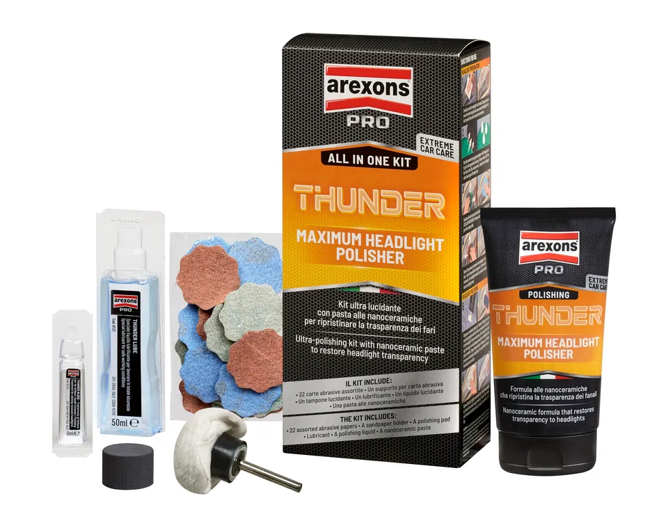 arexons-car-care-pro-thunder-kit-rinnova-fanali-lucidante image 1