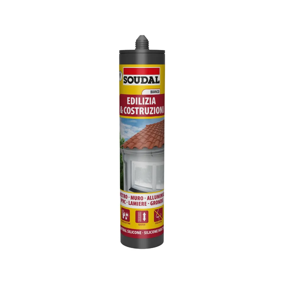 soudal-silicone-neutro-bianco-300-ml-edilizia image 1