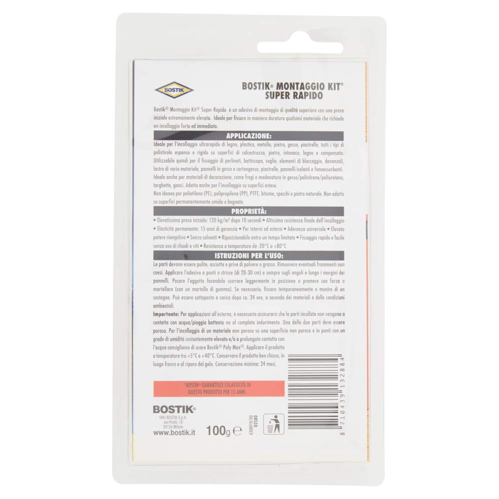 bostik-montaggio-kit-colla-di-montaggio-universale-crema-100-g image 2